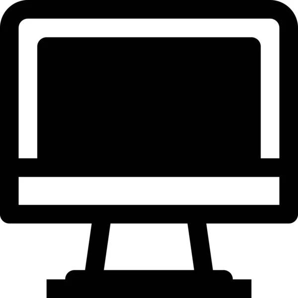 Ikona Urządzenia Komputerowego Stylu Zarysu — Wektor stockowy