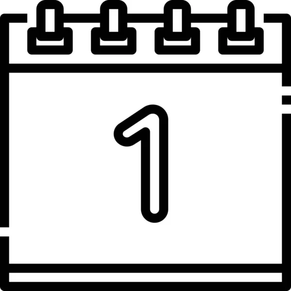 Verwaltung Kalender Datum Symbol — Stockvektor
