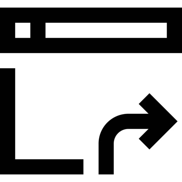 Веб Значок Інтерфейсу Браузера — стоковий вектор