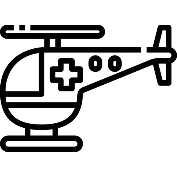 Aircraft Emergency Flight Icon — Stock Vector