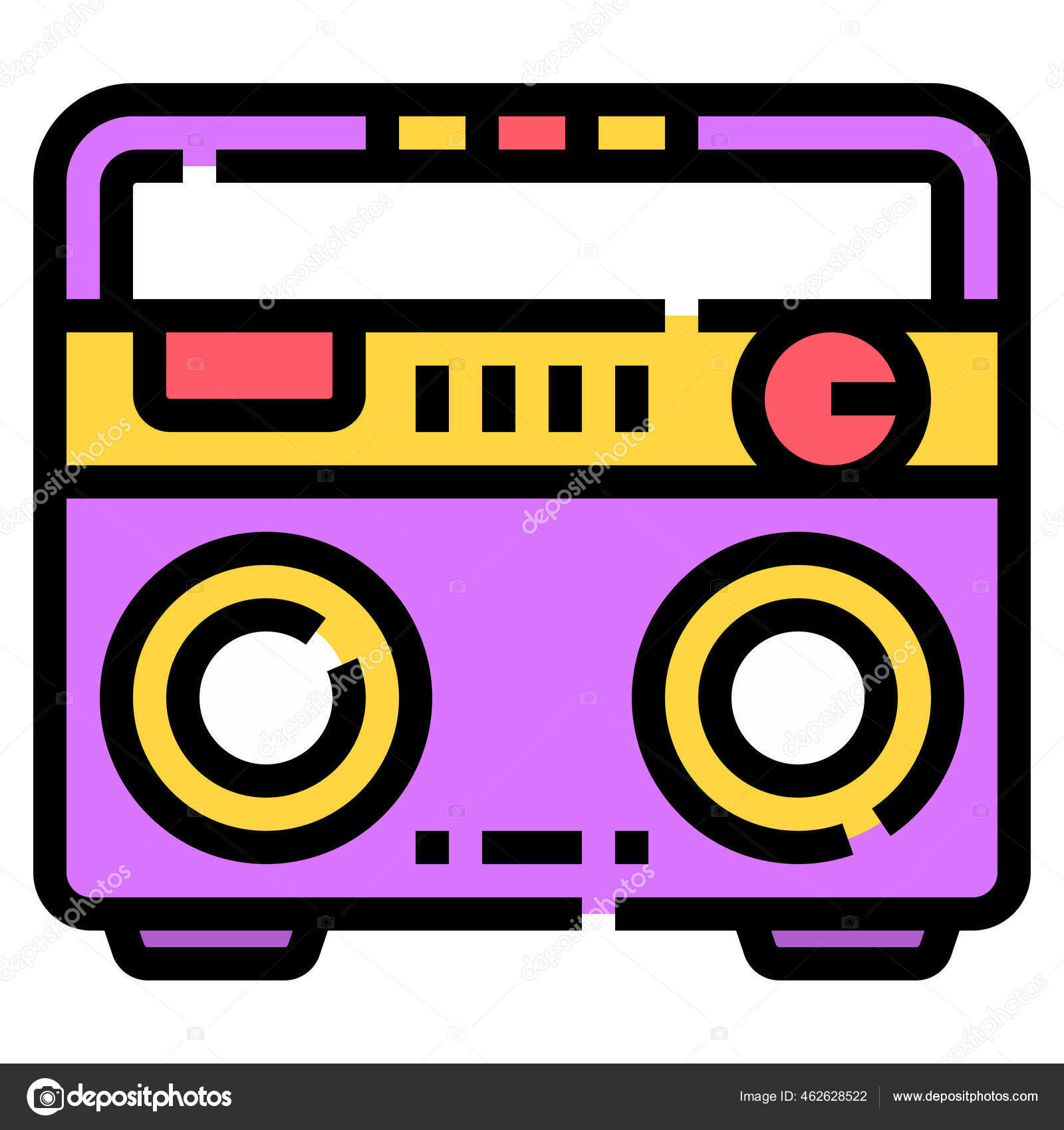 Аудио Бумбокс Электронный Значок Категории Мероприятия Развлечения.