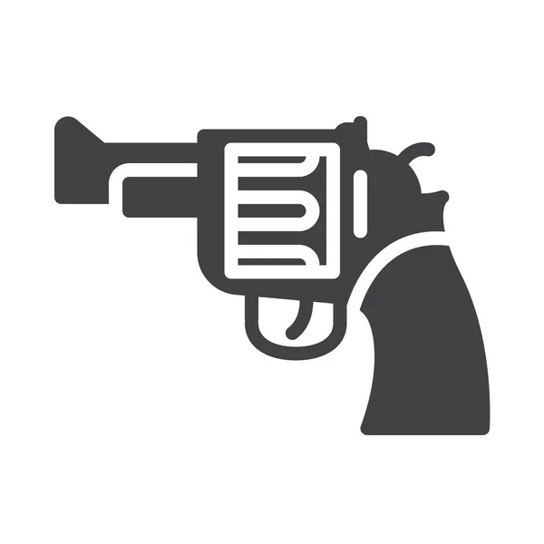Arme Feu Pistolet Icône Pistolet Dans Catégorie Militaire Guerre — Image vectorielle