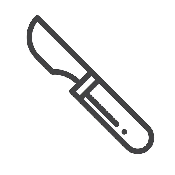 Bıçak Neşter Simgesi — Stok Vektör