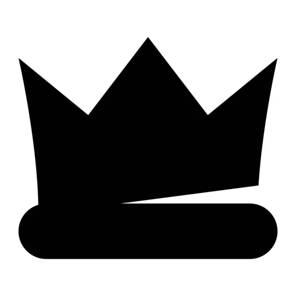 Avard Crown King Icon Solid Style — Stock Vector