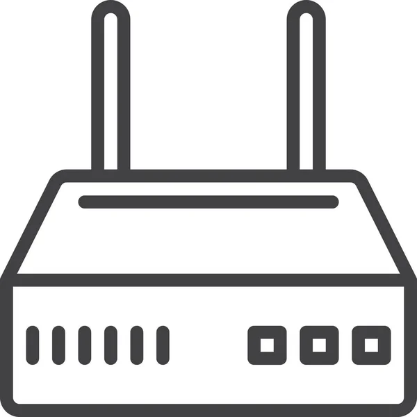 现代路由器Wifi图标 — 图库矢量图片