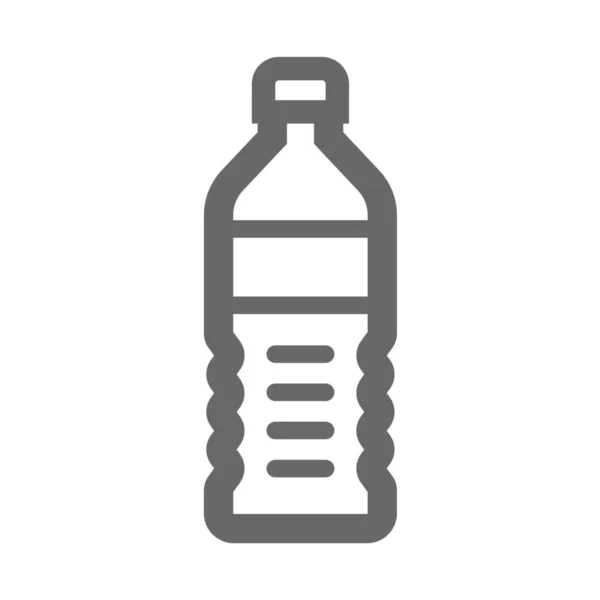 Beverage Bottle Container Icon Outline Style — Stock Vector