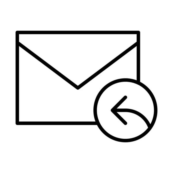Mail Umschläge Symbol Umriss Stil — Stockvektor