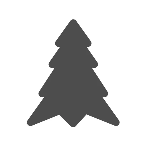 Feier Christmas Christbaum Icon — Stockvektor