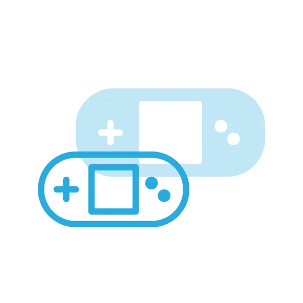 Boy Game Gameboy Icon Outline Style — Stock Vector