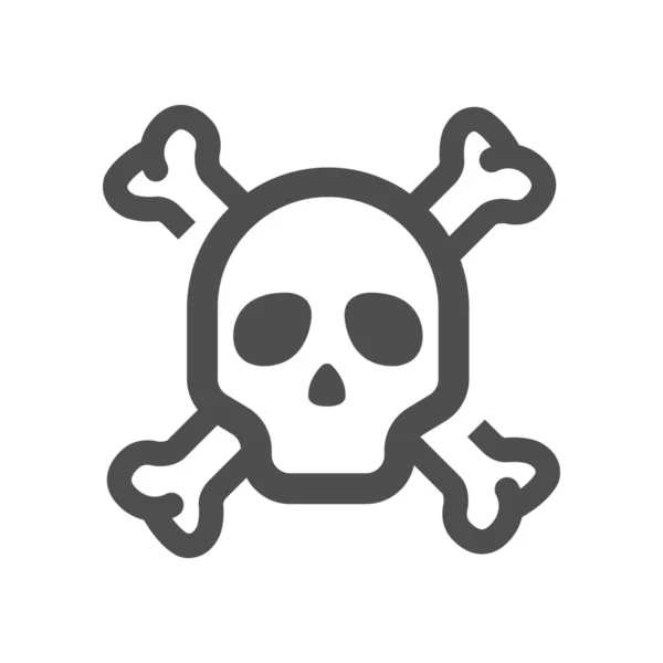 Ghost Graveyard Halloween Icon — Stock Vector