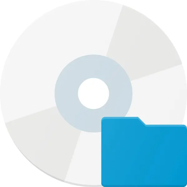 Icono Documento Disco Estilo Plano — Vector de stock