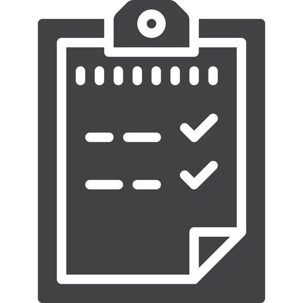 Checklist Clipboard Passed Icon — Stock Vector