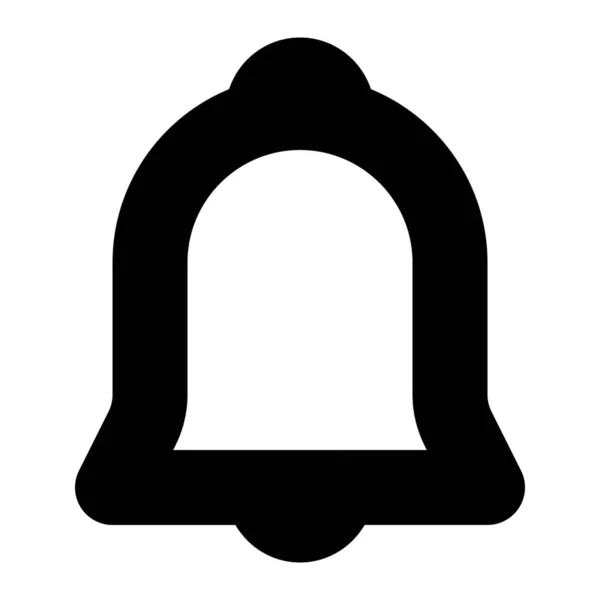 Ikona Organizacji Dzwonków Alarmowych Zarysie — Wektor stockowy