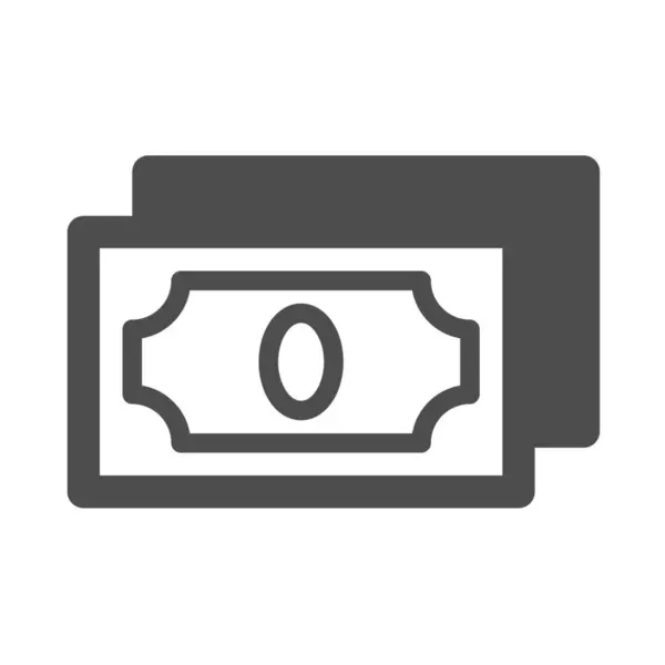 Εικονίδιο Χρηματοδότησης Επιχειρηματικού Νομίσματος Στερεό Στυλ — Διανυσματικό Αρχείο
