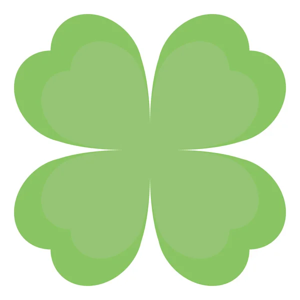 Shamrock Klöver Blad Ikon — Stock vektor