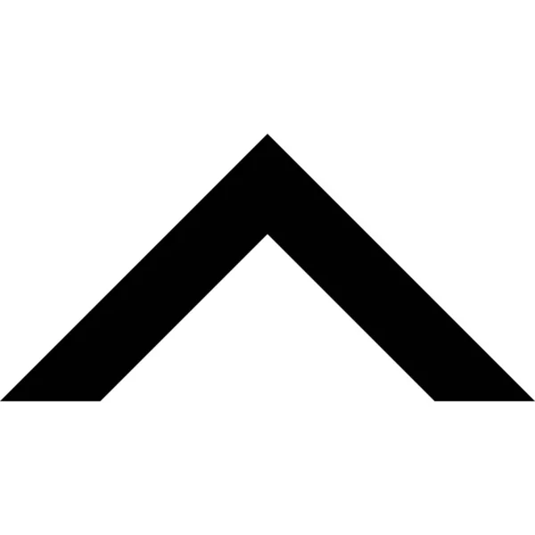 Chevron Direction Move Icon Solid Style — 图库矢量图片