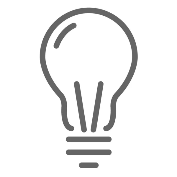 Иконка Бизнеса Лампочки Стиле Outline — стоковый вектор