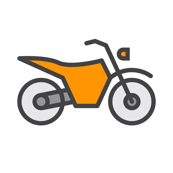 Suciedad Bicicleta Deporte Icono — Vector de stock