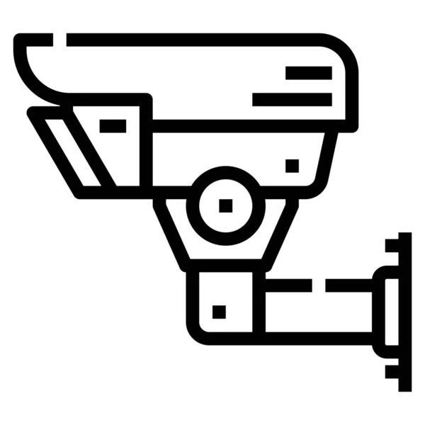 Kamera Cctv Sicherheitssymbol — Stockvektor