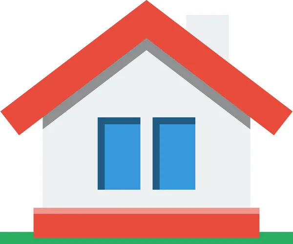 Cute House Roof Icon Mixed Category — Stock Vector