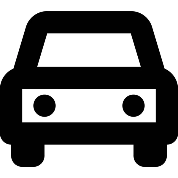 Иконка Автотранспорта Стиле Outline — стоковый вектор