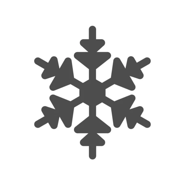 圣诞节冷冻结图标固体风格 — 图库矢量图片