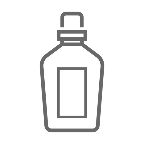 Bebida Botella Bebida Icono Estilo Del Esquema — Vector de stock