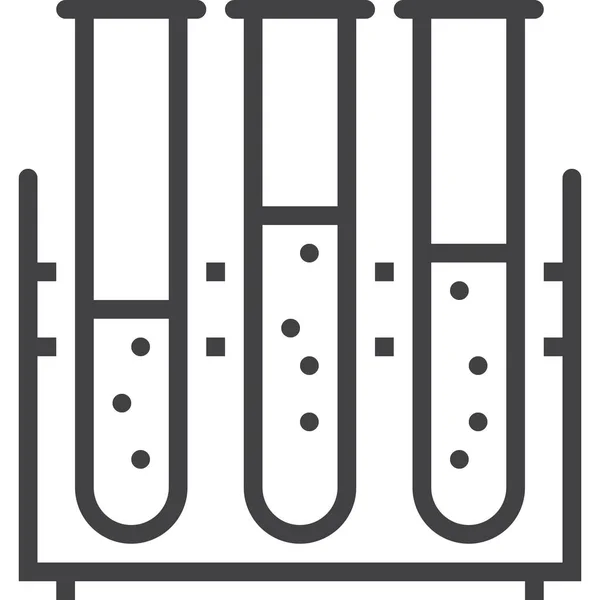 Analysis Chemistry Test Icon Outline Style — Stock Vector