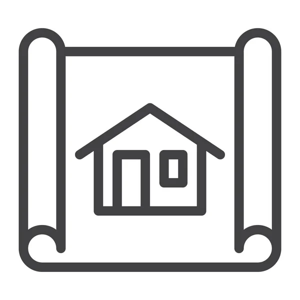 Casa Modelo Ícone Casa —  Vetores de Stock