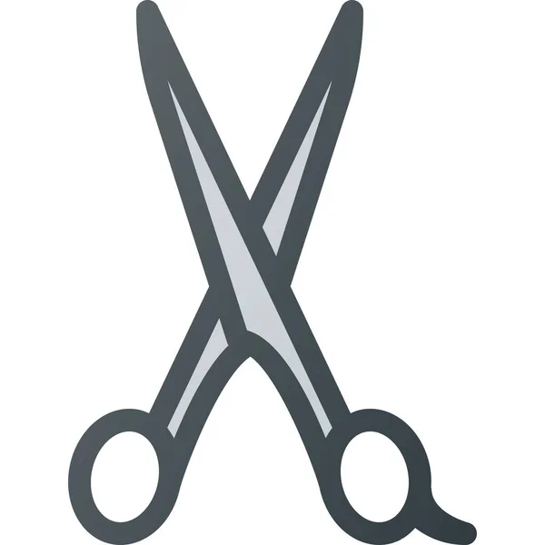 理发师护理男性图标填充轮廓风格 — 图库矢量图片