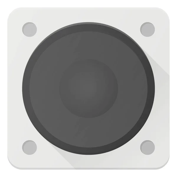 Audio Music Sound Icon Flat Style — Stock Vector