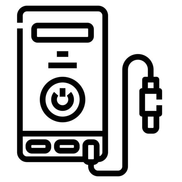 Battery Charging Electronics Icon — Stock Vector