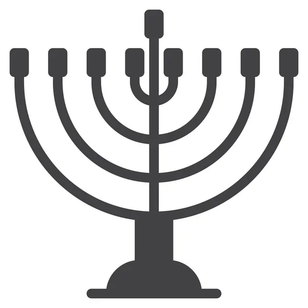 Hanukkah Feriado Judaísmo Ícone Categoria Cultura Comunidades —  Vetores de Stock