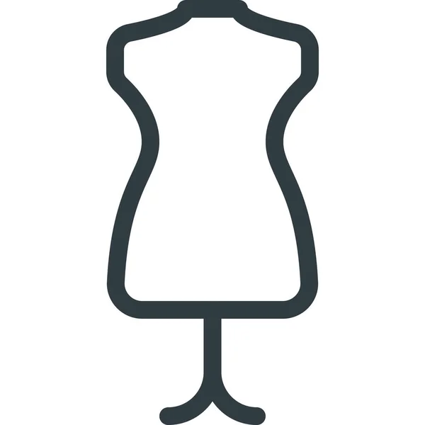 Clothes Sewing Stand Icon Outline Style — Vettoriale Stock