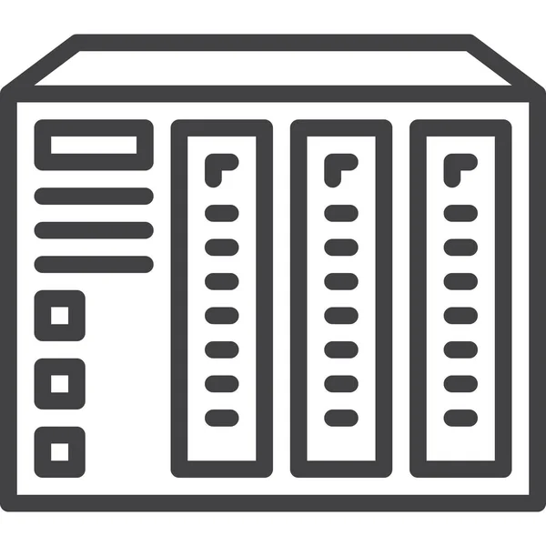 Hardware Nas Server Icon Categoría Computadora Hardware — Archivo Imágenes Vectoriales