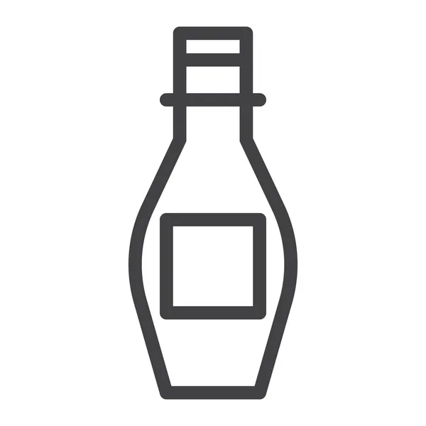 Ketchup Syrup Bottle Icon — Vector de stock
