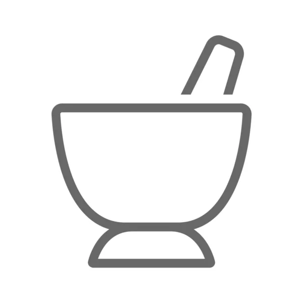 Koken Keuken Pictogram Outline Stijl — Stockvector