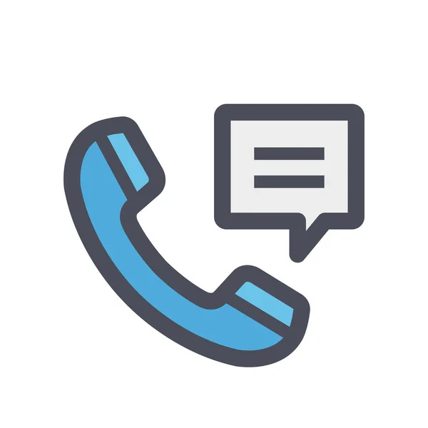 Battery Calling Communication Icon — Stock Vector