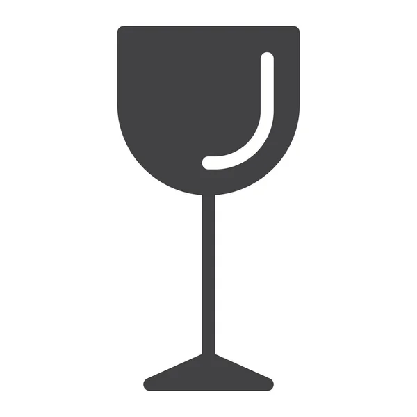 Wine Wineglass Glassware Icon — Vetor de Stock