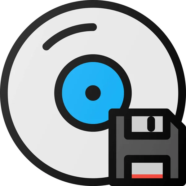Disk Compact Icon — Stockvector