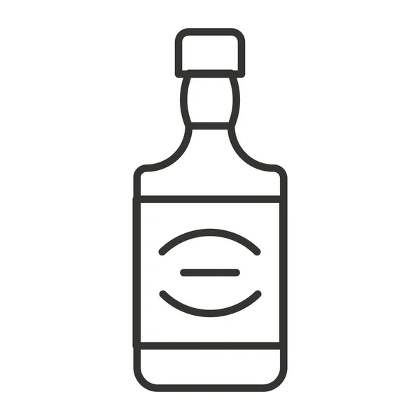 Αλκοόλ Ποτό Εικονίδιο Ποτό Στο Περίγραμμα Στυλ — Διανυσματικό Αρχείο