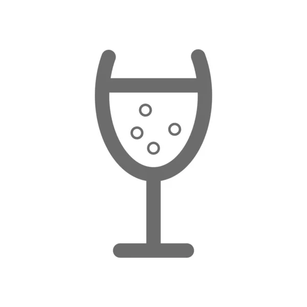 Drank Vet Algemeen Pictogram Contouren Stijl — Stockvector