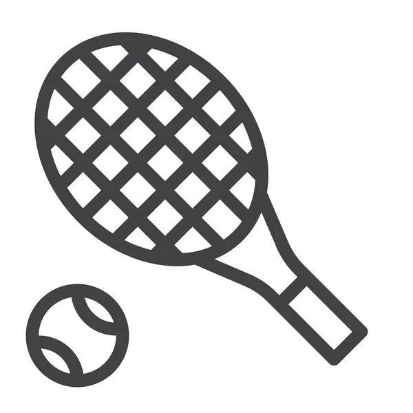 Ball Game Racket Icon — Stockový vektor