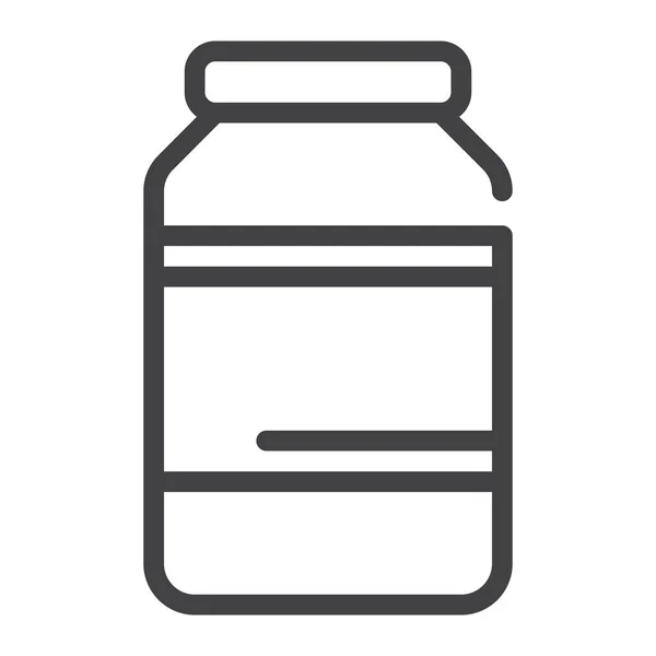 Container Food Jar Icon — Stok Vektör