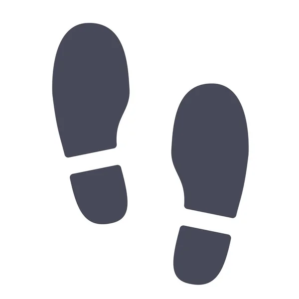 Dance Foot Footsteps Icon Solid Style — Stock vektor