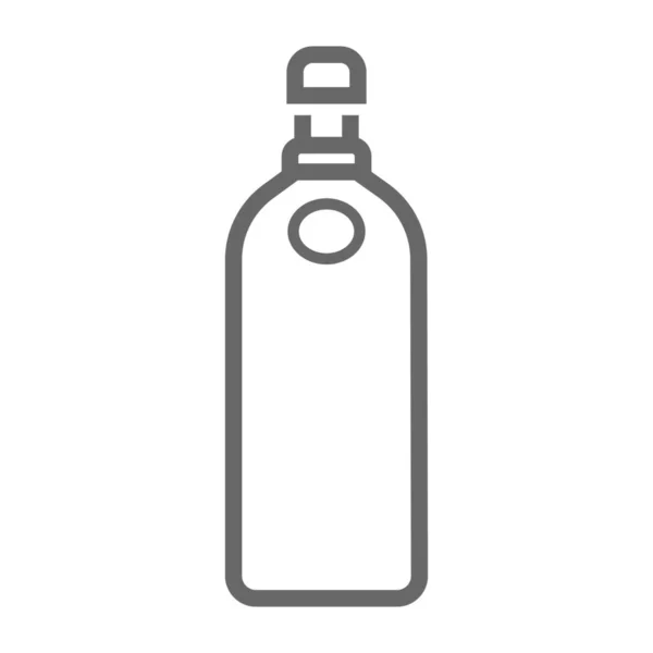 Bebida Botella Bebida Icono Estilo Del Esquema — Archivo Imágenes Vectoriales