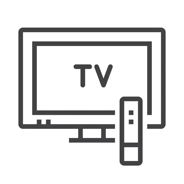 Display Remote Television Icon — Stock Vector