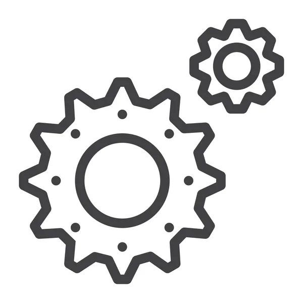 Cog Cogwheel Gears Icon — Stockvector