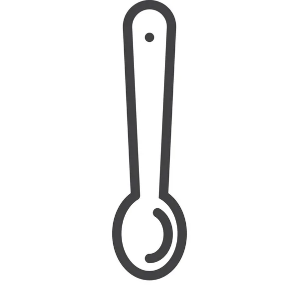 Spoon Kitchen Tea Icon — Stockový vektor