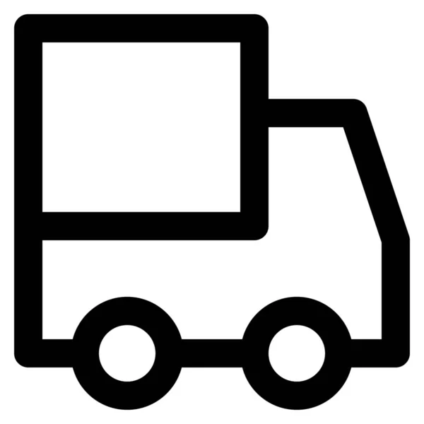 Ikon Pemasok Logistik Pengiriman Dalam Gaya Outline - Stok Vektor